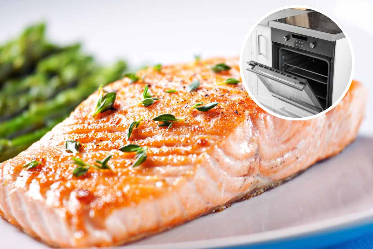 salmone e forno