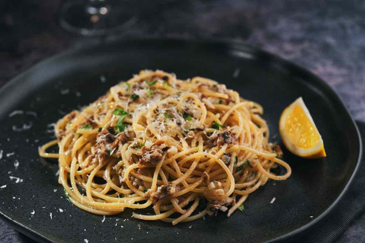 spaghetti con limone