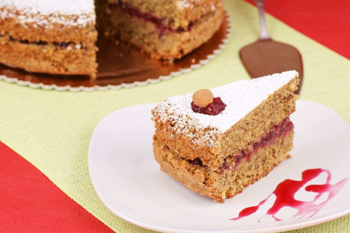 fetta di torta di grano saraceno