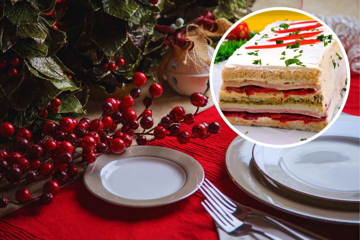 torta tramezzino Natale