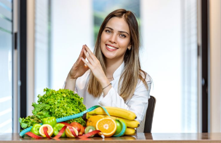 Dottoressa e frutta