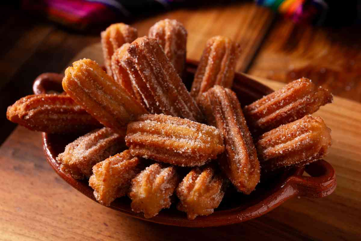 Churros in una ciotola