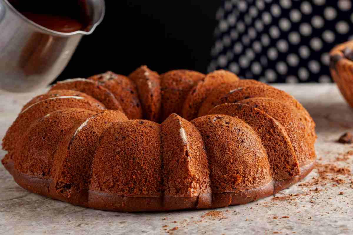 Ciambellone allo yogurt e cacao