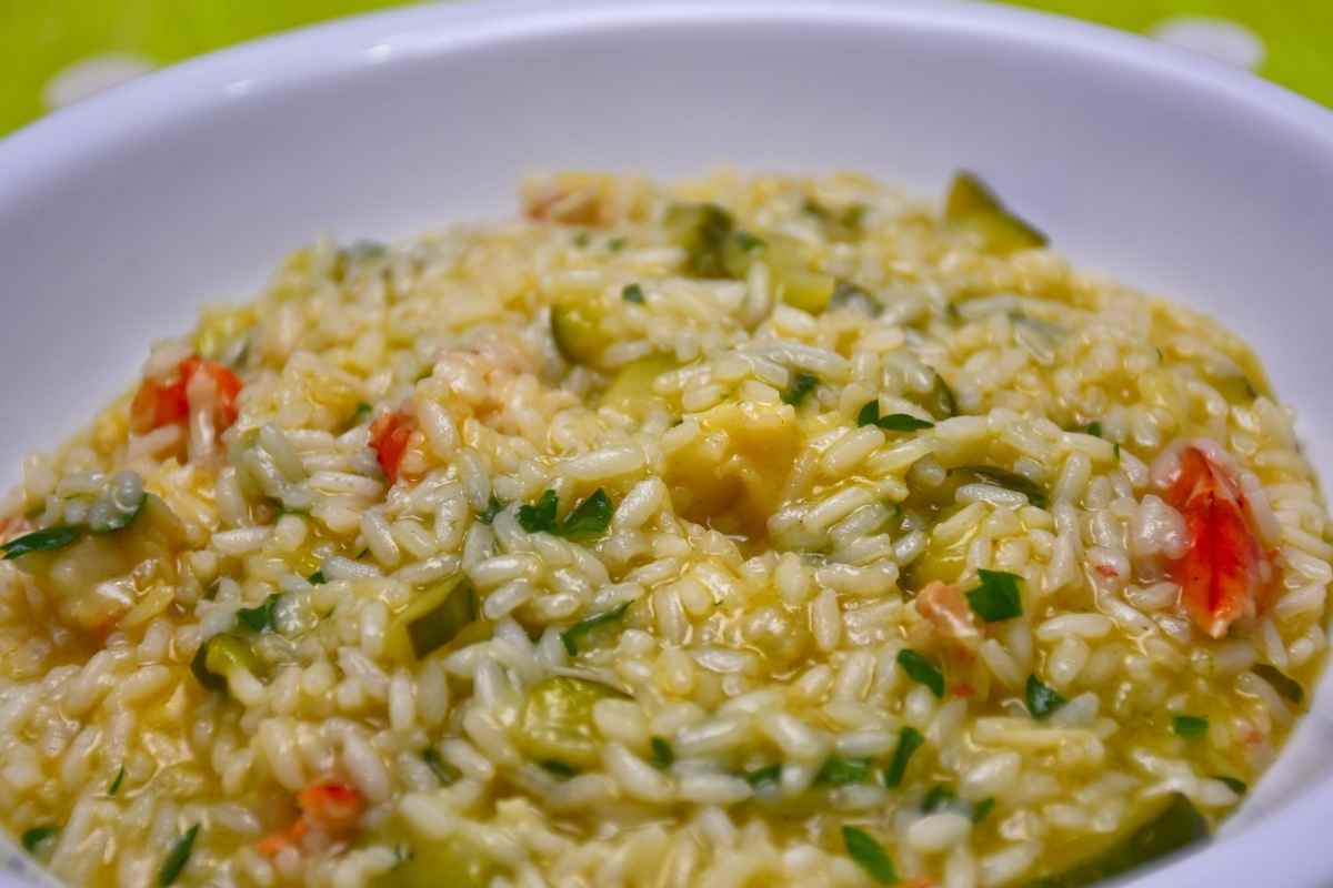 Risotto con verdure ricetta