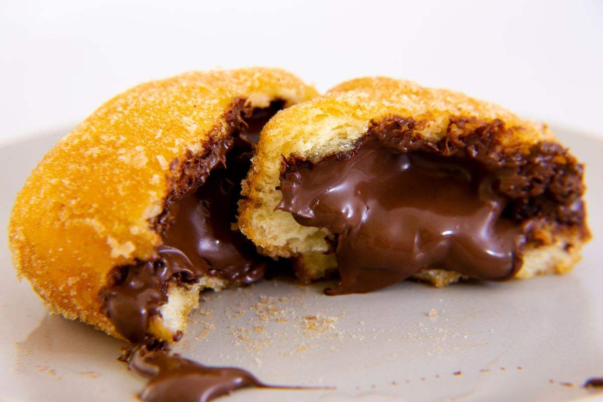 bomboloni con la nutella