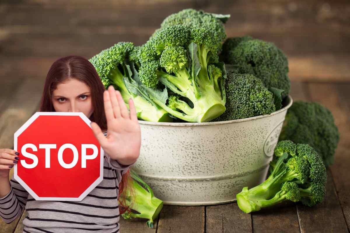 broccoli tagliati donna