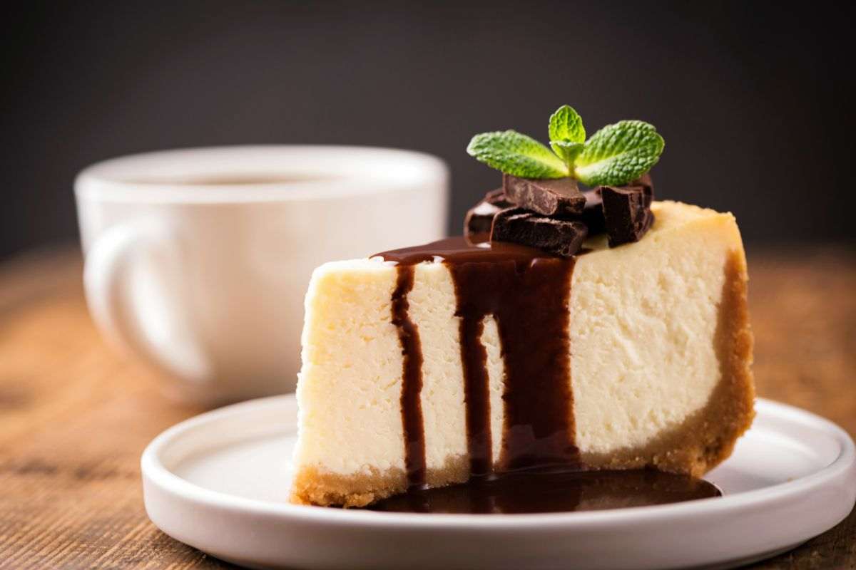 cheesecake con cioccolato