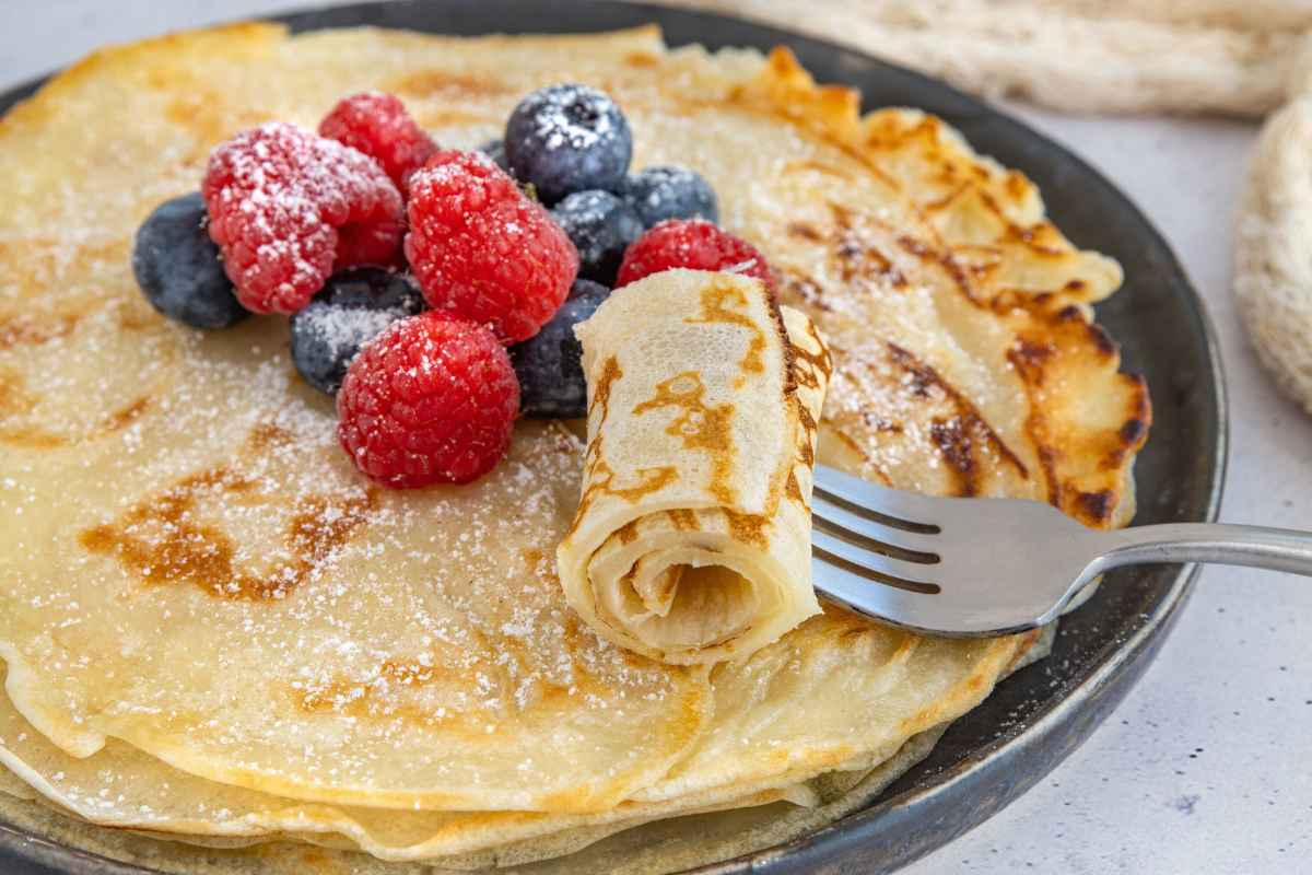 crepes con frutta