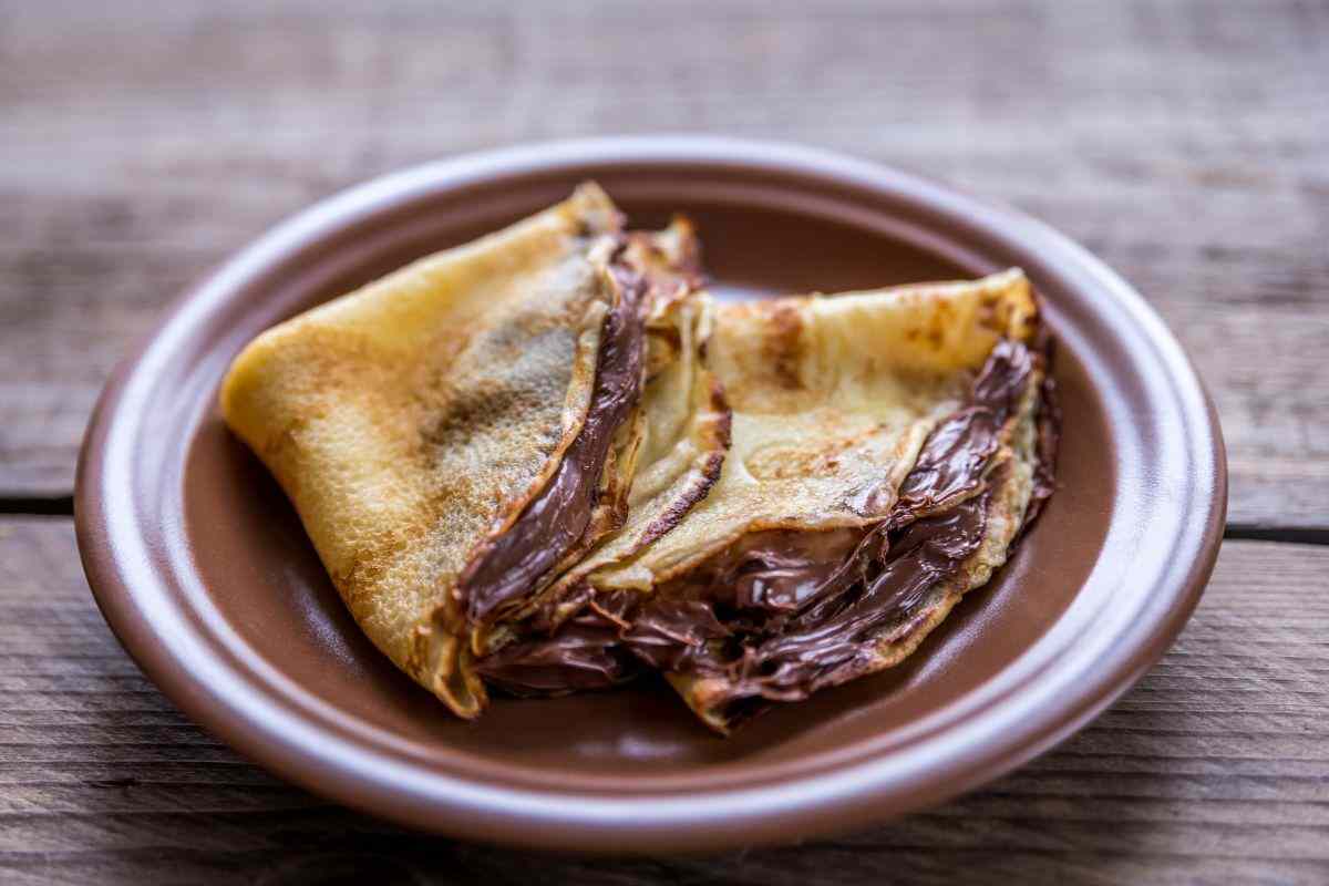 crepes farcite con la nutella