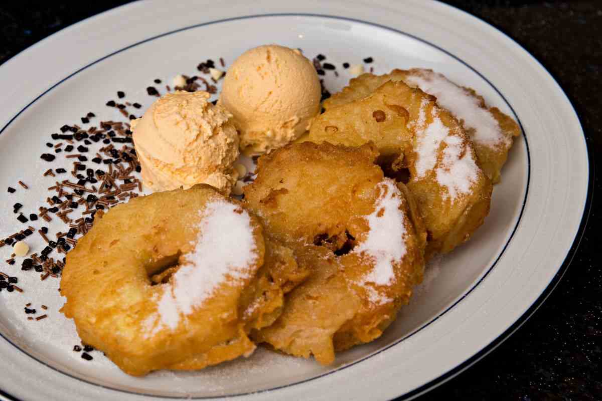 frittelle con gelato