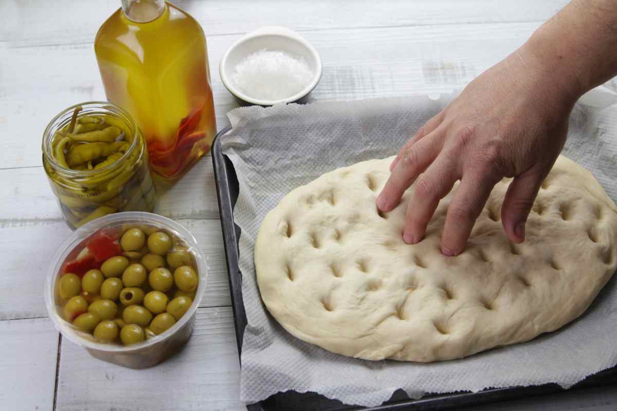 Impasto focaccia