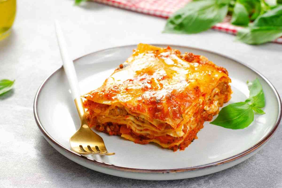 lasagne al pomodoro