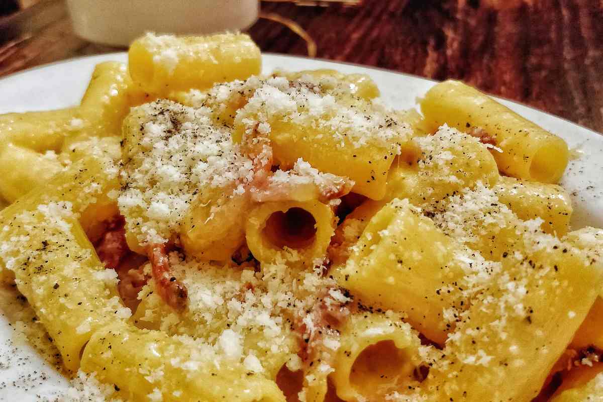 rigatoni carbonara