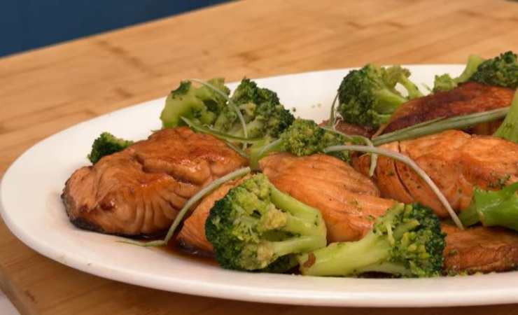 salmone e broccoletti 