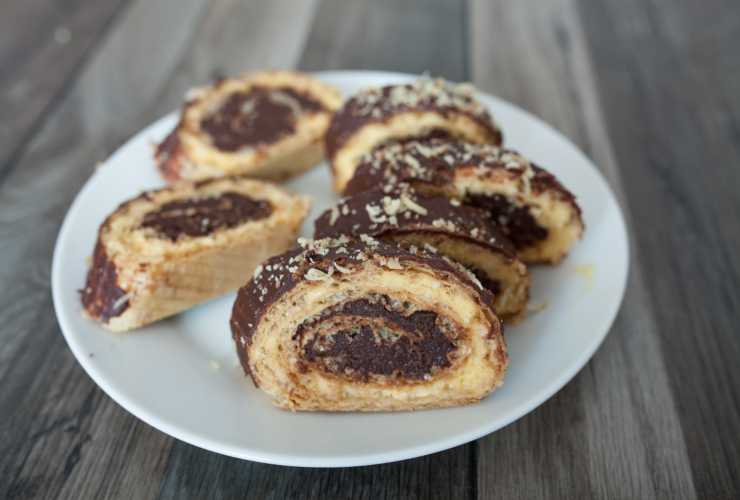 rotolini al cioccolato