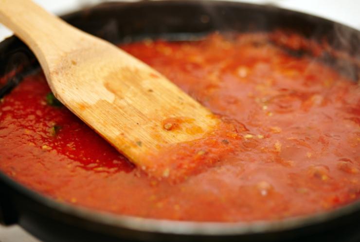 sugo pomodoro in padella