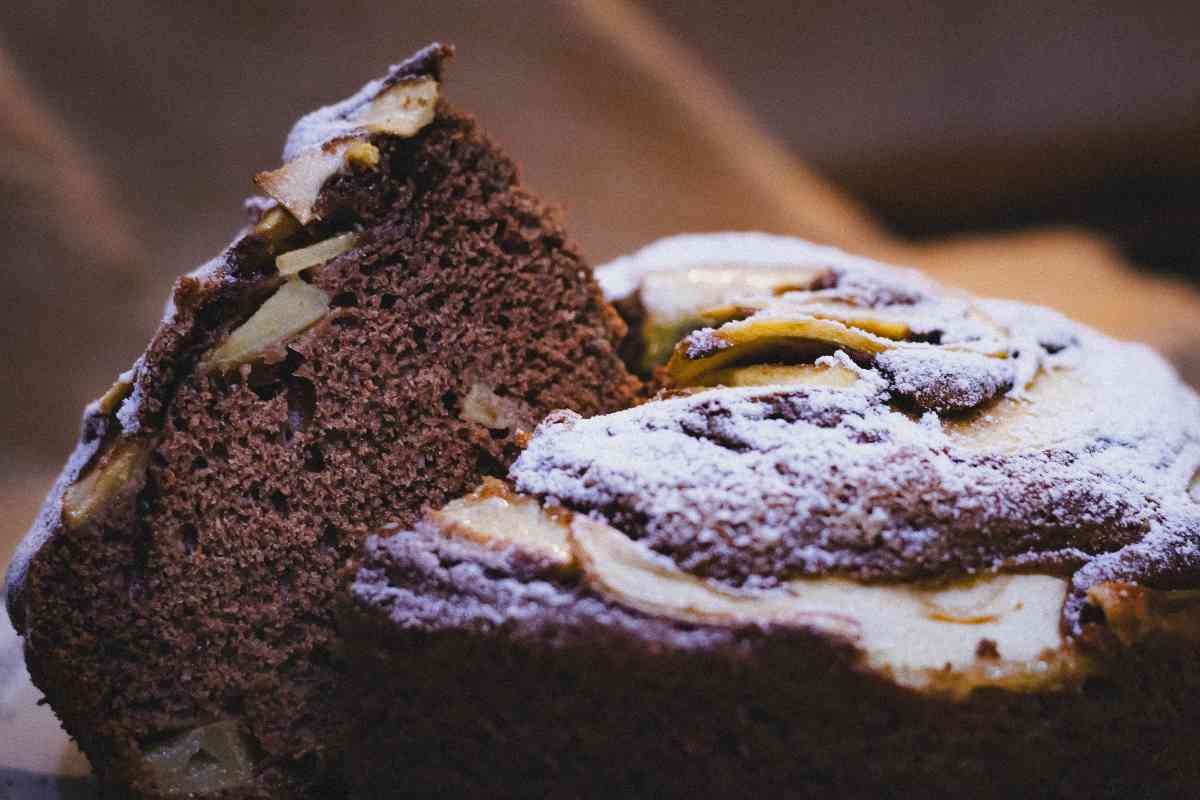 torta cioccolato e mele