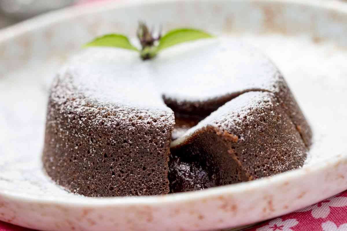 tortini con ripieno di cioccolato