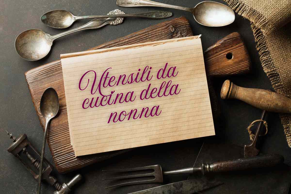 utensili da cucina antichi