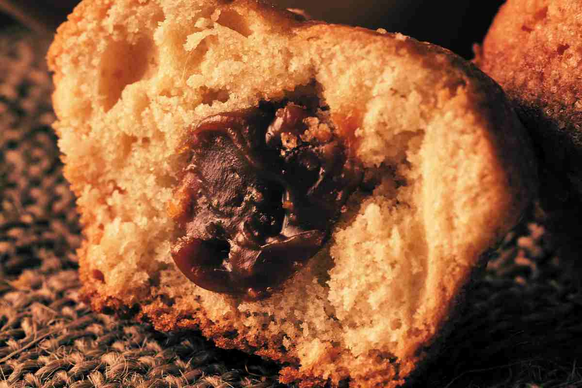 Muffin con cuore di Nutella