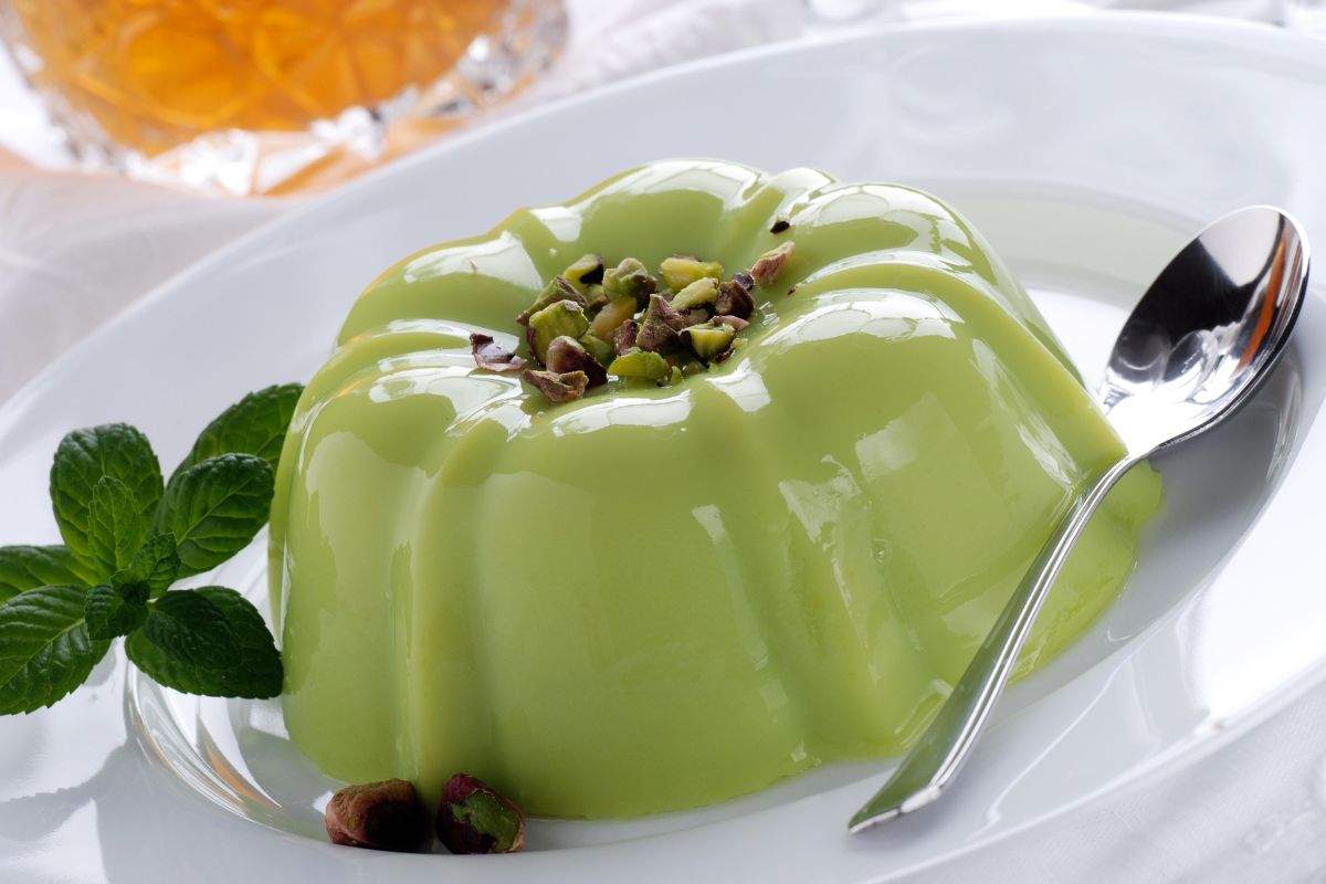 budino al pistacchio