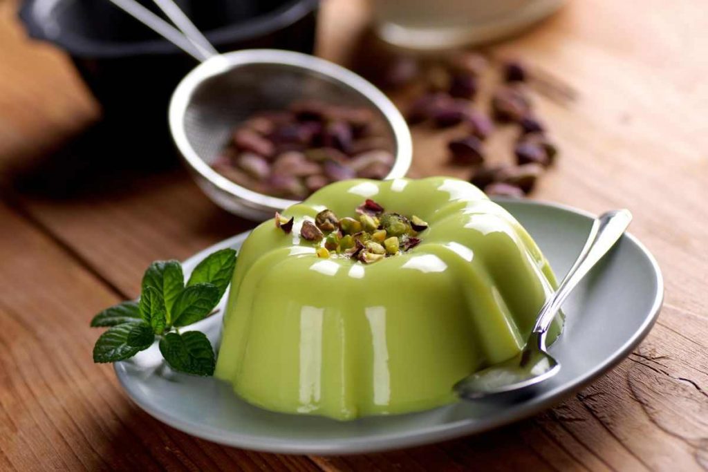 budino con pistacchio