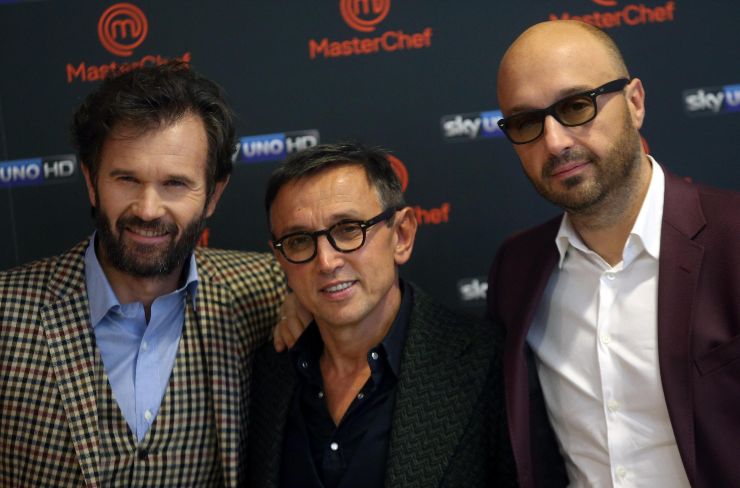 carlo cracco con bruno barbieri e joe bastianich