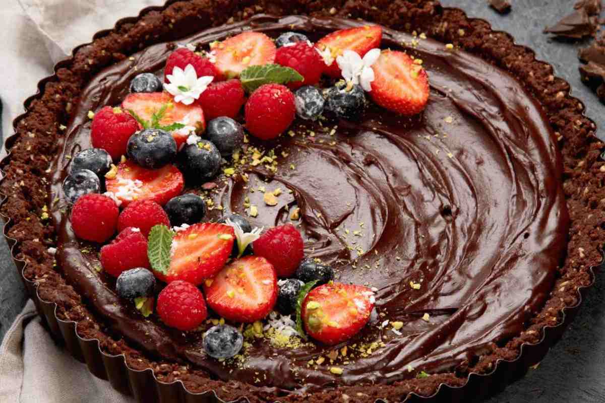 crostata al cioccolato