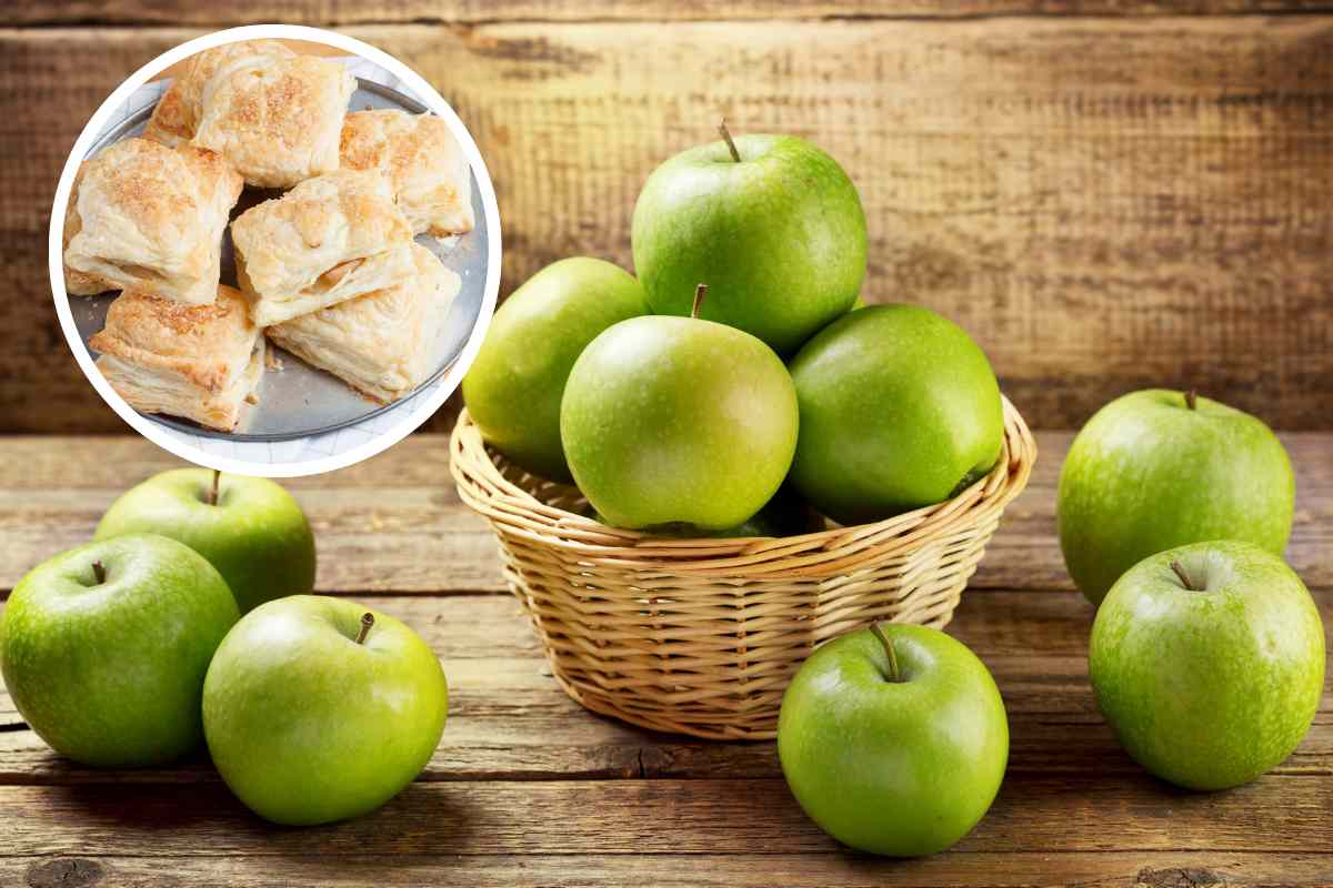 Non avevo tempo, né ingredienti ma non mi sono fatta mancare un dolcetto alle mele: perfetto anche dopo cena