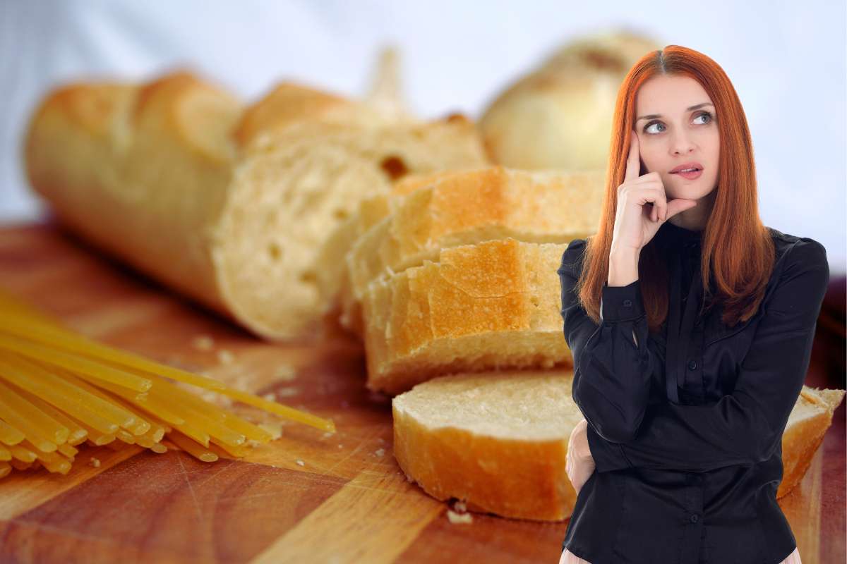 pane pasta e ragazza