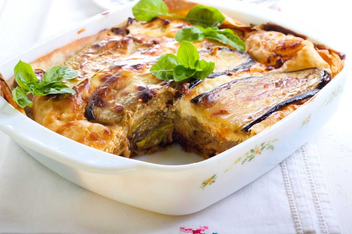 La lasagna l’ho voluta provare con le verdure grigliate, mi è venuta una favola: cremosa e croccante