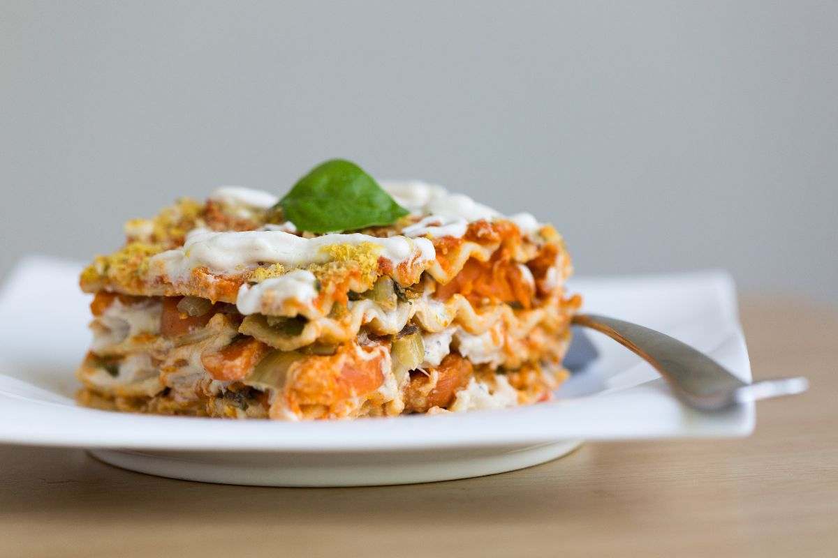 lasagna senza pomodoro