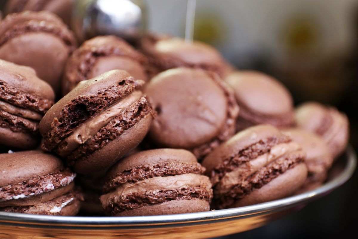 macarons al cioccolato