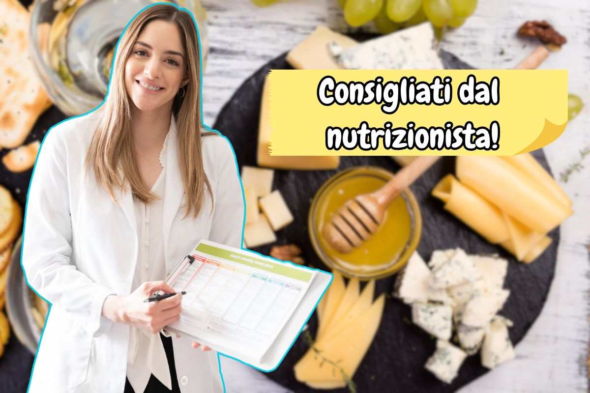 nutrizionista e formaggi