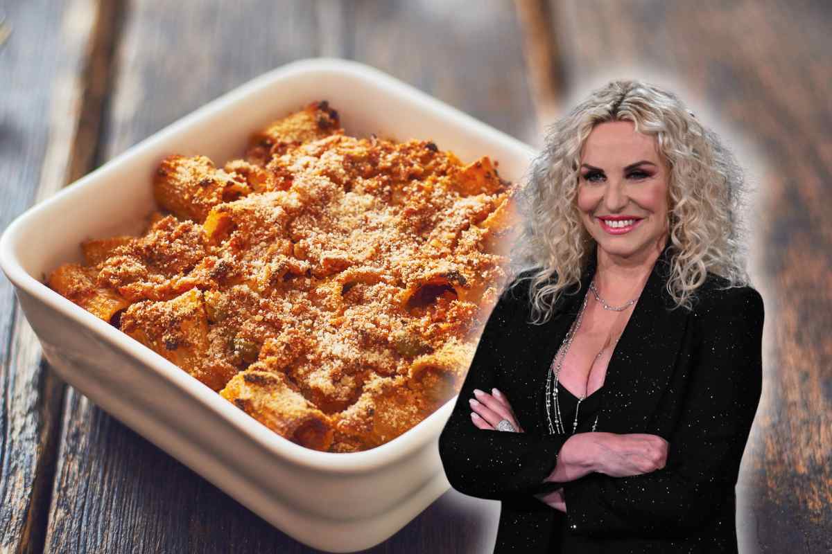 Stasera ai miei ospiti faccio la pasta al forno di Antonella Clerici, godereccia e con una crosticina da urlo