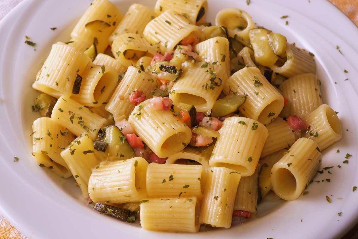 pasta e pancetta