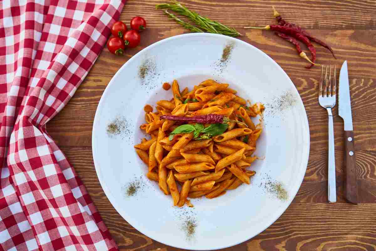 penne con sugo