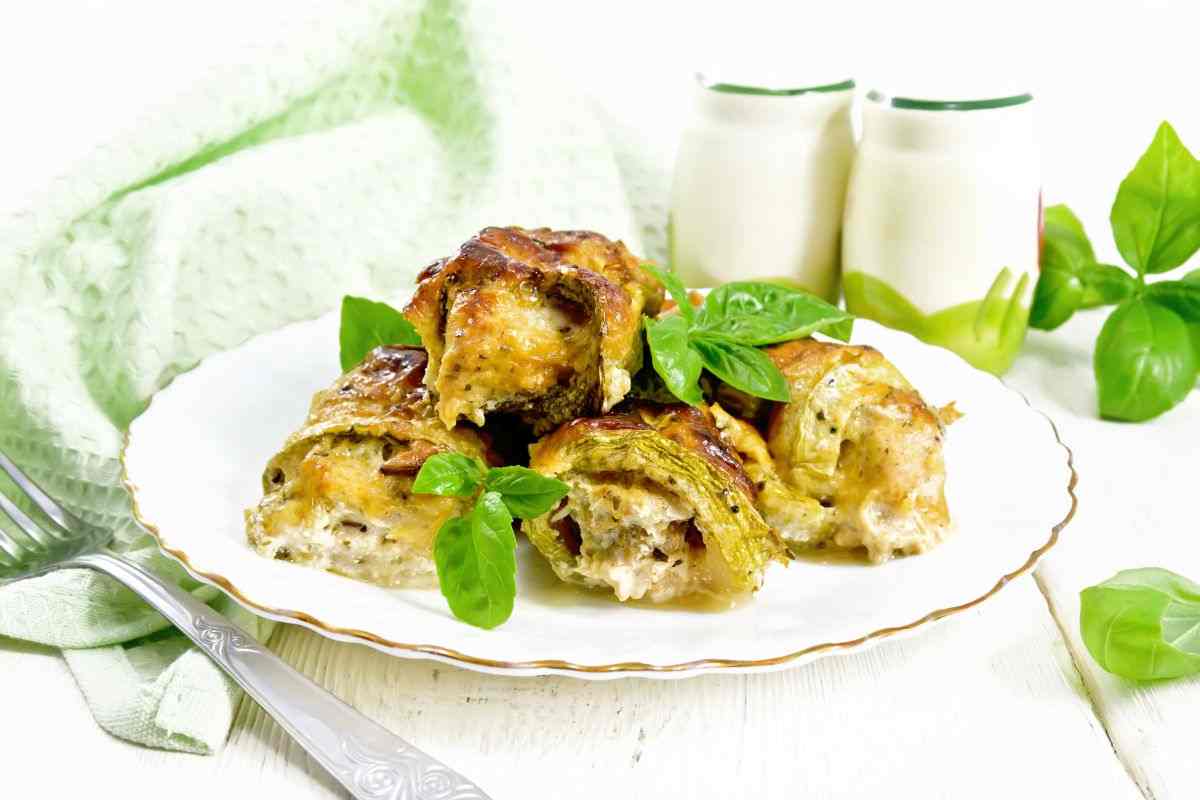 involtini al forno di zucchine