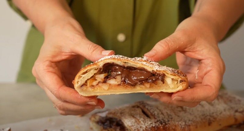 Strudel con cioccolato