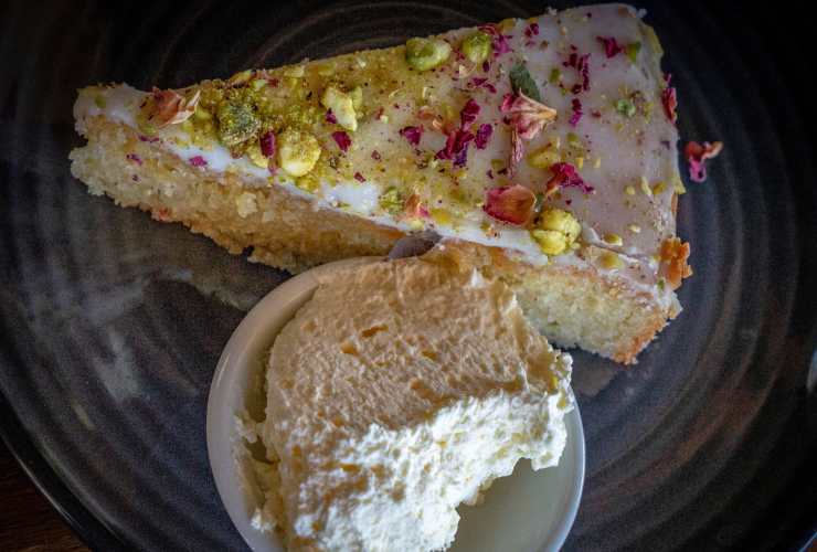 torta con fiori