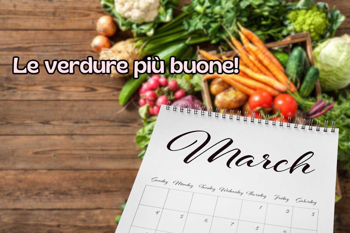 calendario e verdure