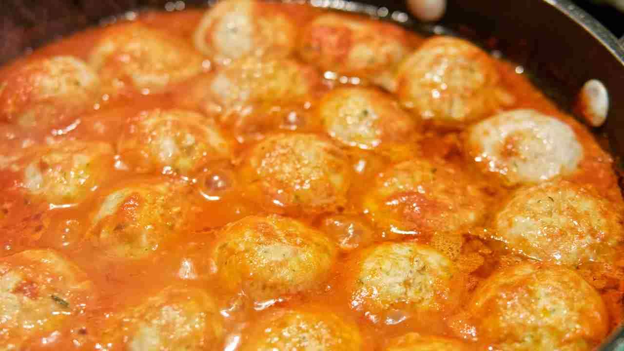 Polpette al pollo e al sugo