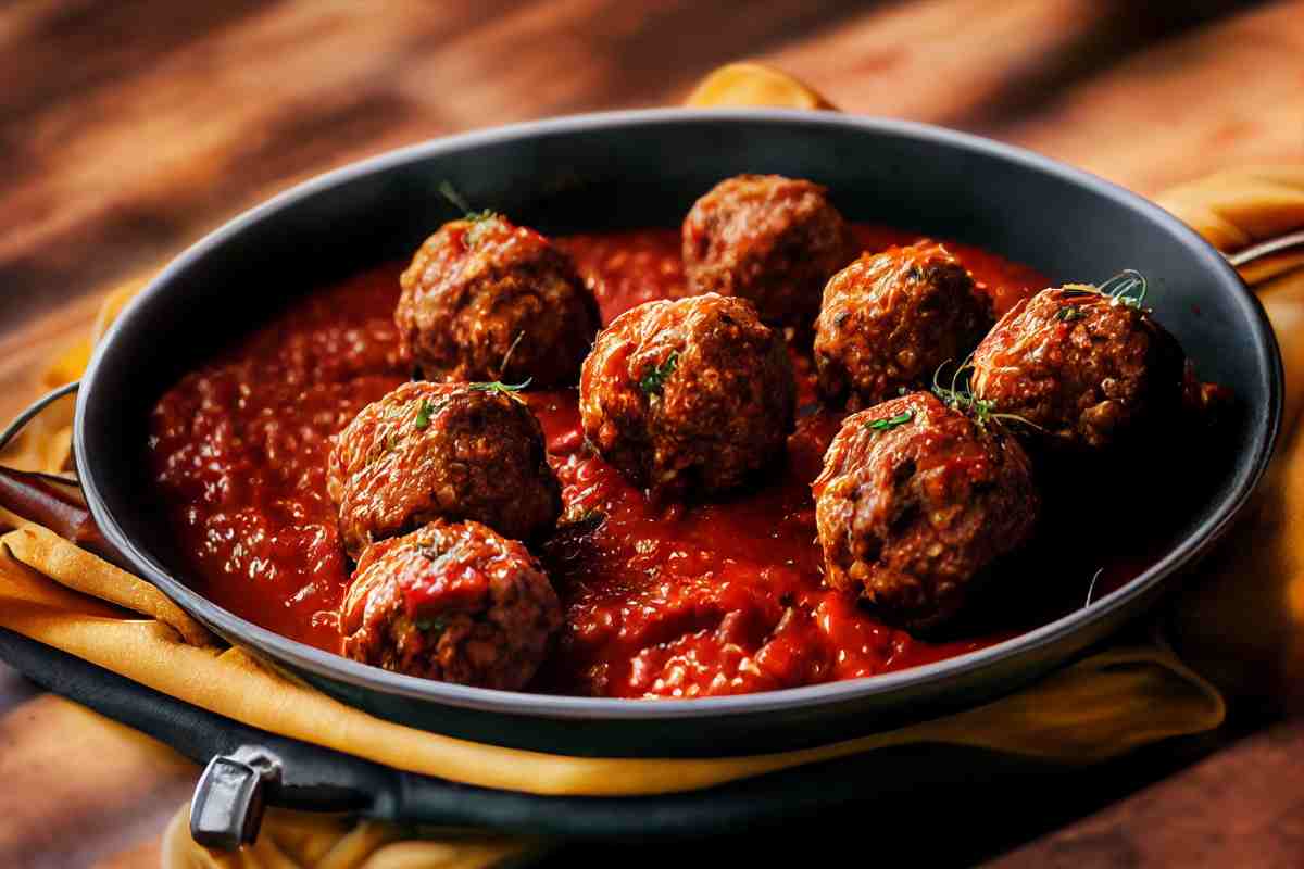 Polpette di bollito al sugo