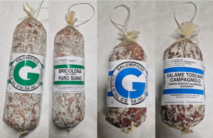 Salami richiamati