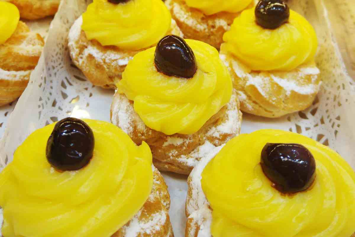 Zeppole di San Giuseppe al forno