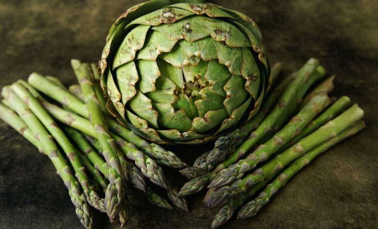 asparagi e carciofi