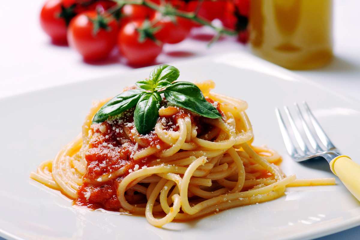 spaghetti al pomodoro