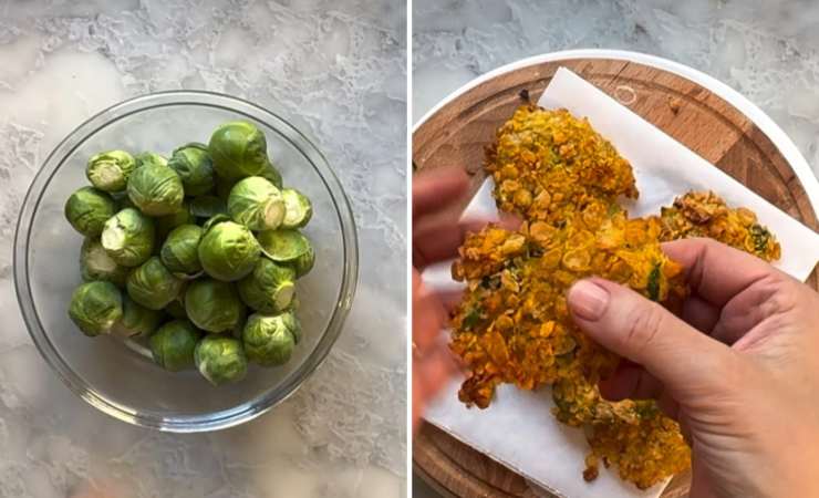 cotolette di cavoletti di Bruxelles