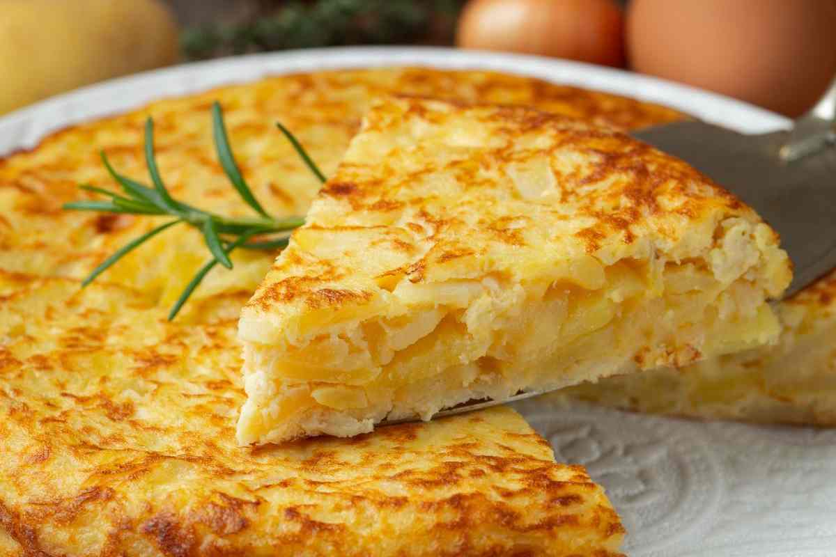 frittata con patate e rosmarino