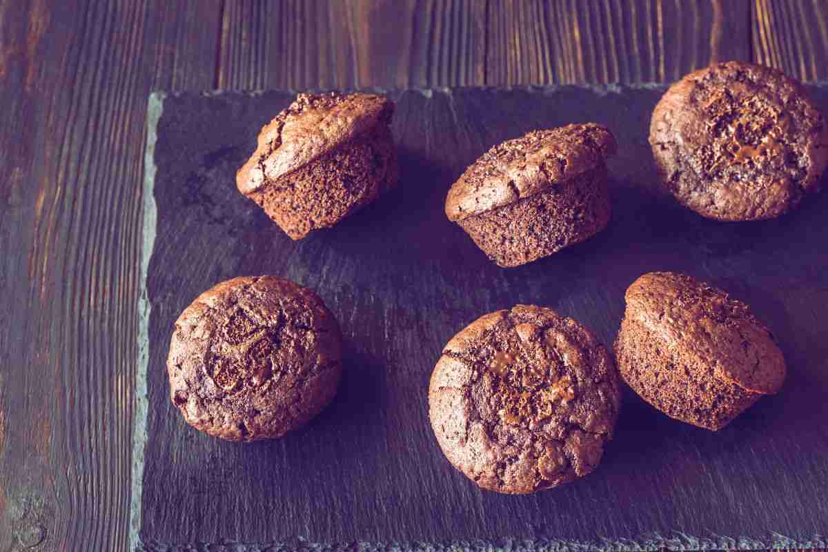 dei muffin al cioccolato